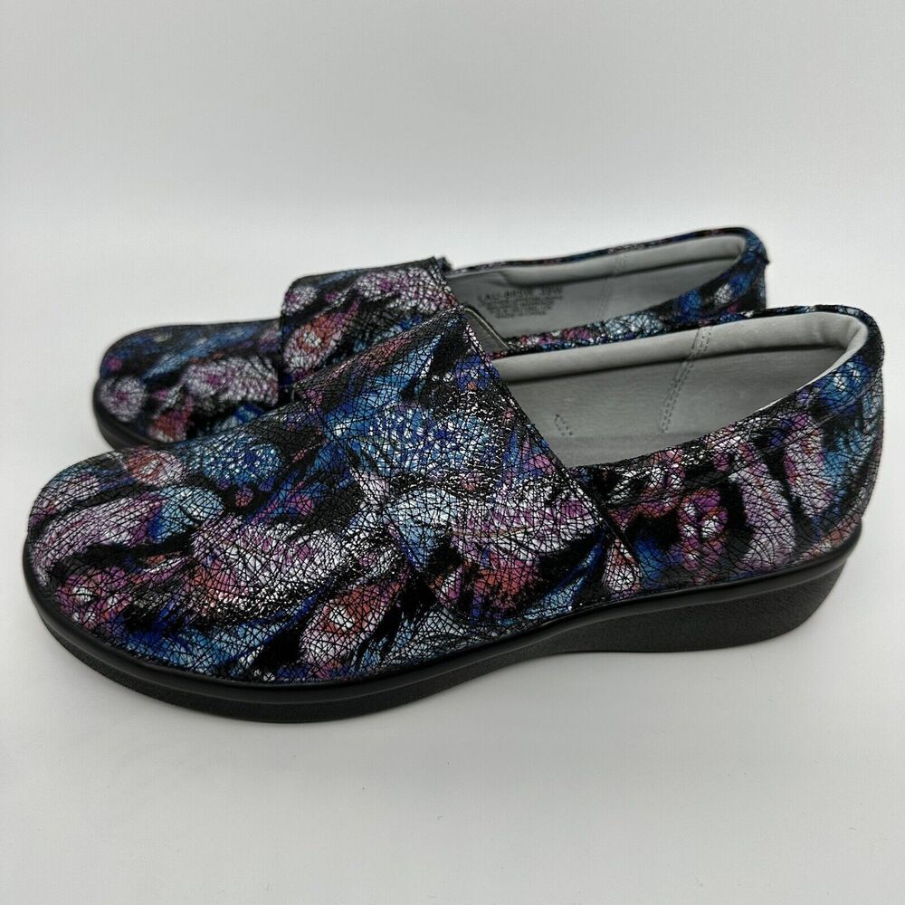 Alegria LAU-885 Strap Slip On Comfort Clogs Womens Size 39/US 8.5 EUC